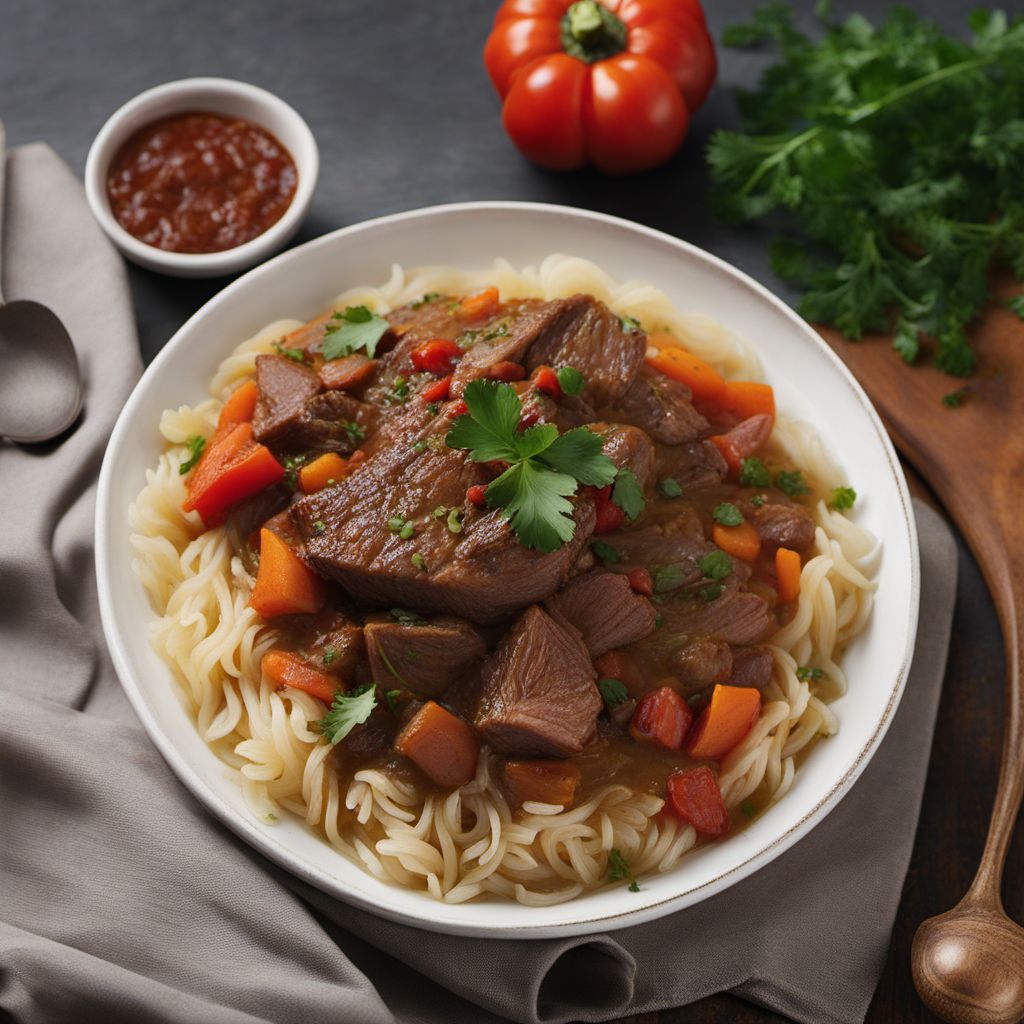 Turkmenistan-inspired Slow-cooked Beef Stew