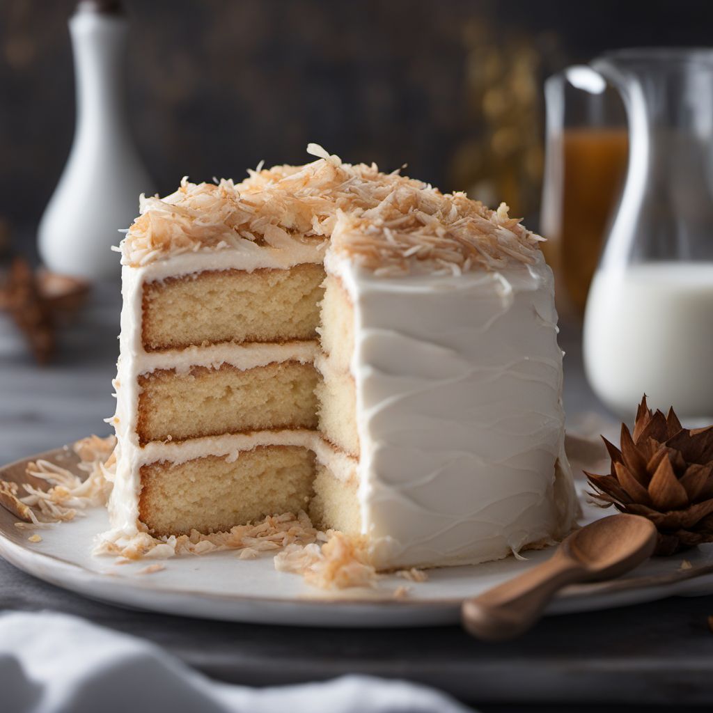 Turks and Caicos Island Coconut Cake