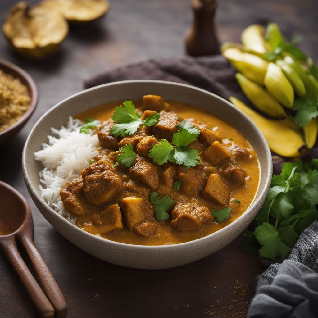 Ugandan-style Curry with Plantains