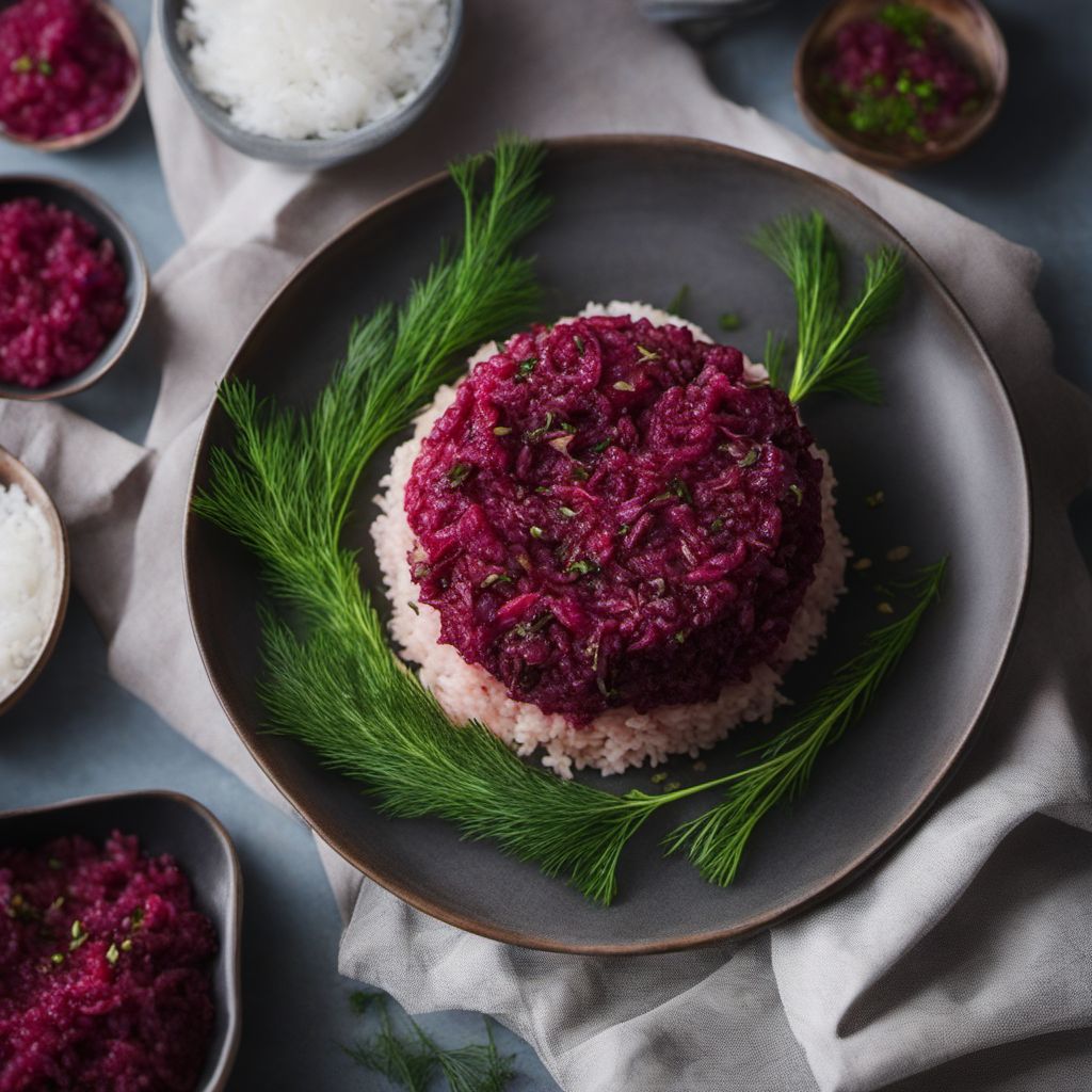 Ukrainian-style Tekkamaki with Beetroot and Dill