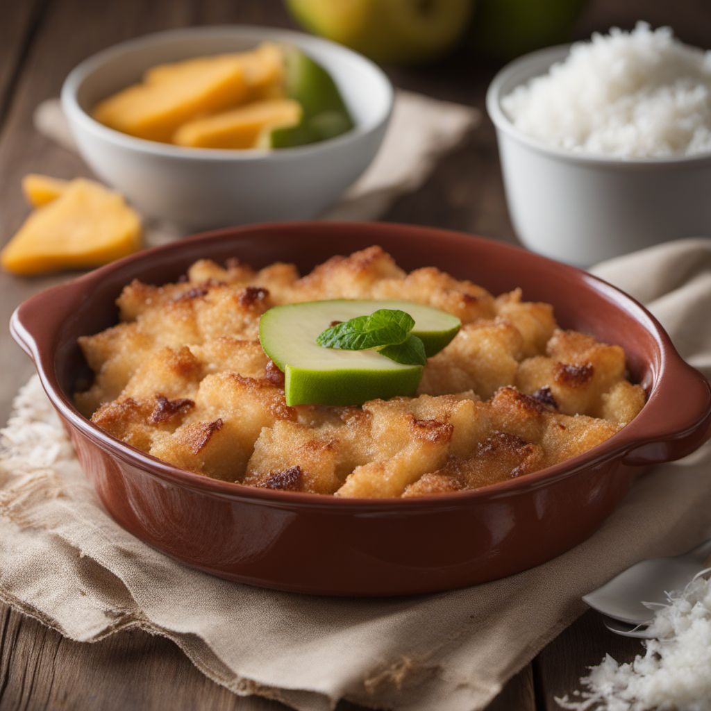 Vanuatuan Coconut Bread Pudding