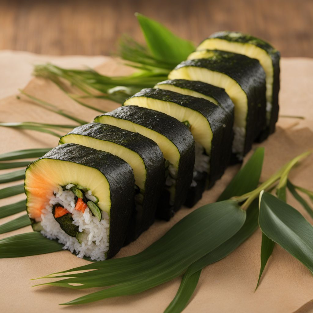 Vanuatuan-inspired Seaweed Roll