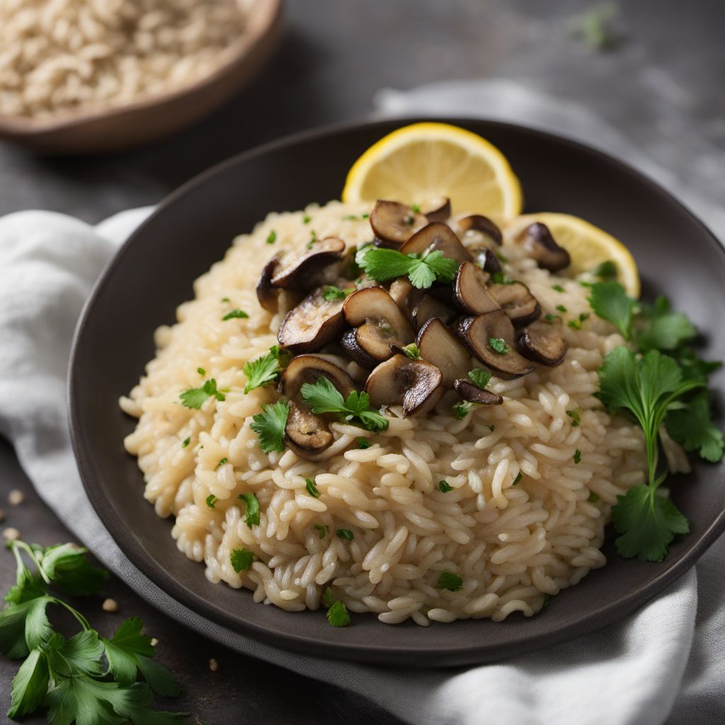 Vegan Mushroom Risotto