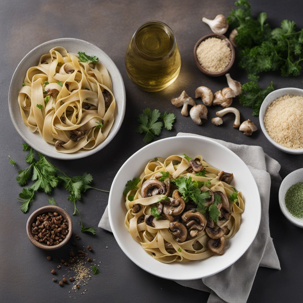 Vegan Mushroom Tagliatelle