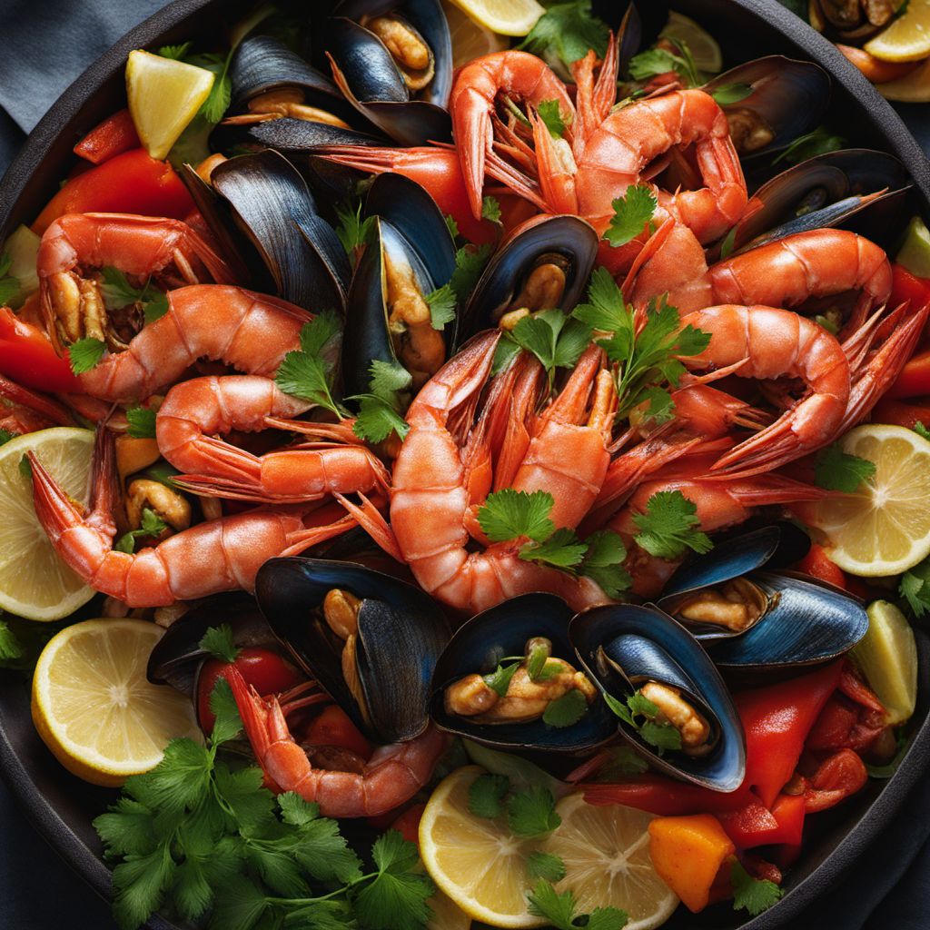 Venezuelan Mariscada (Seafood Platter)