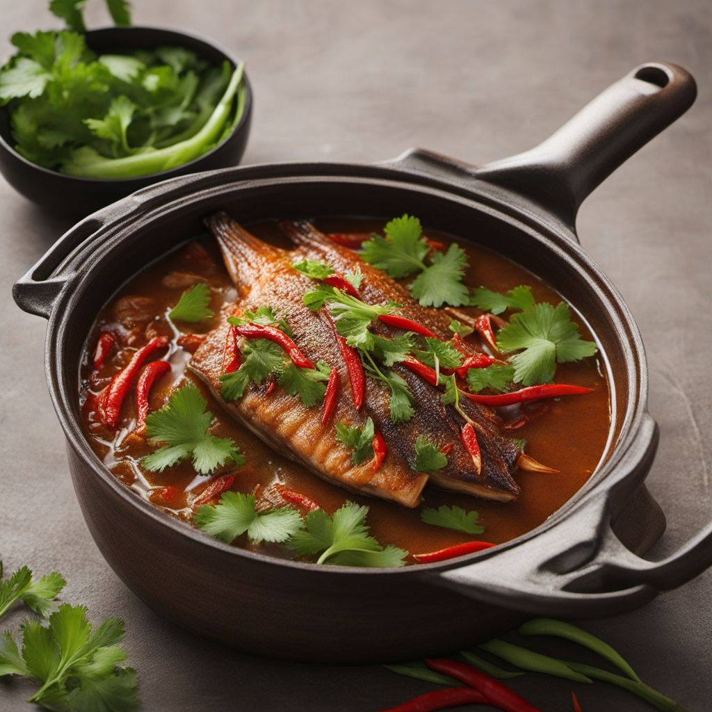 Vietnamese Braised Fish in Clay Pot