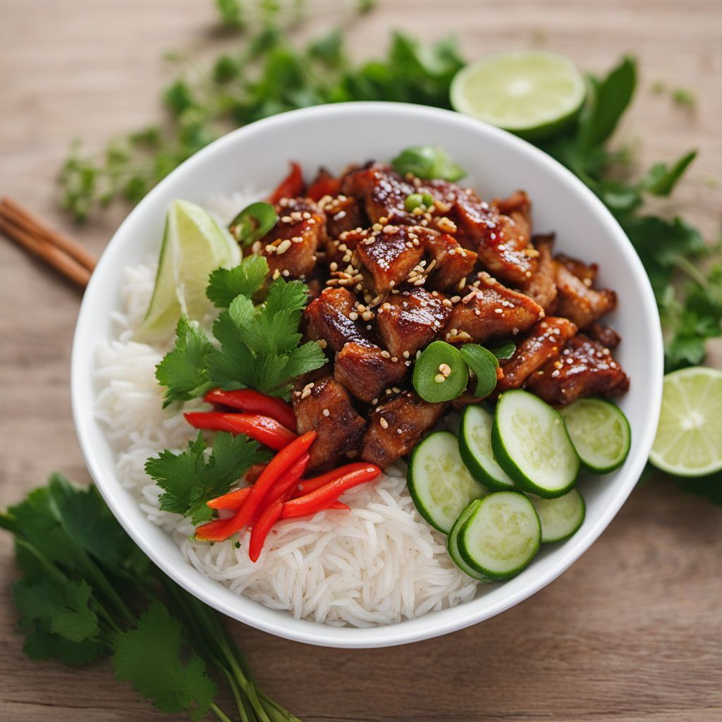 Vietnamese Grilled Pork Rice Bowl