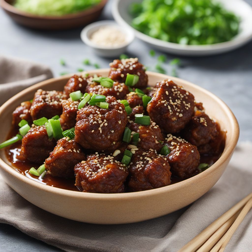 Wanja Jorim - Korean Braised Meatballs