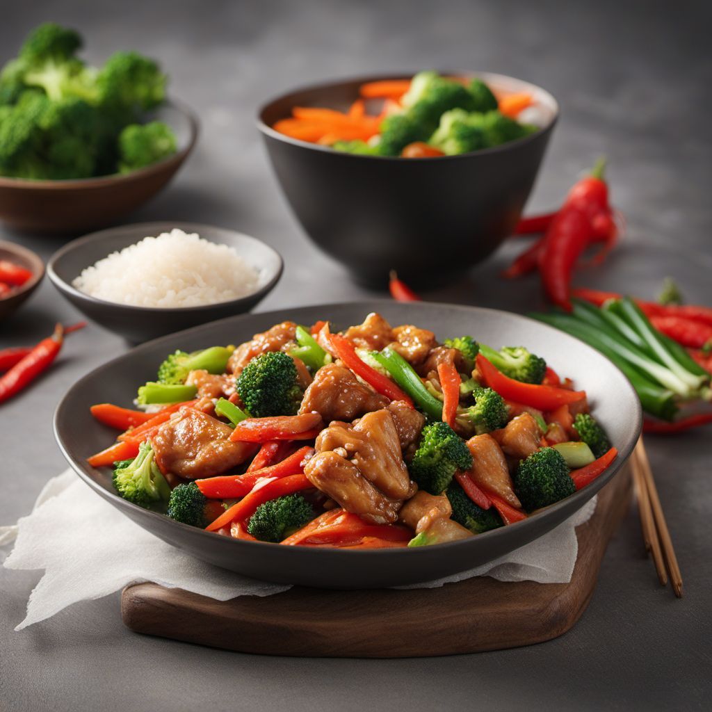 Yaohon Stir-Fried Chicken with Vegetables