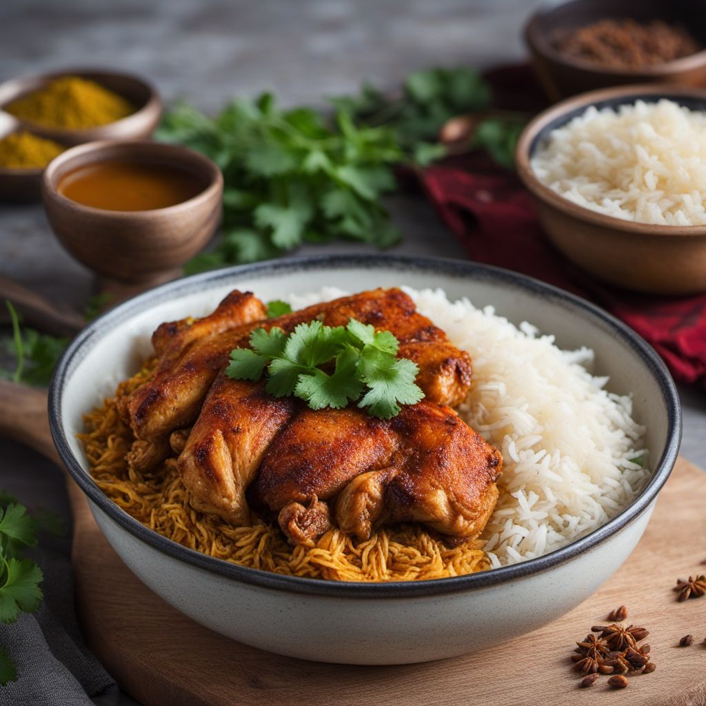 Yemeni Spiced Chicken with Fragrant Rice