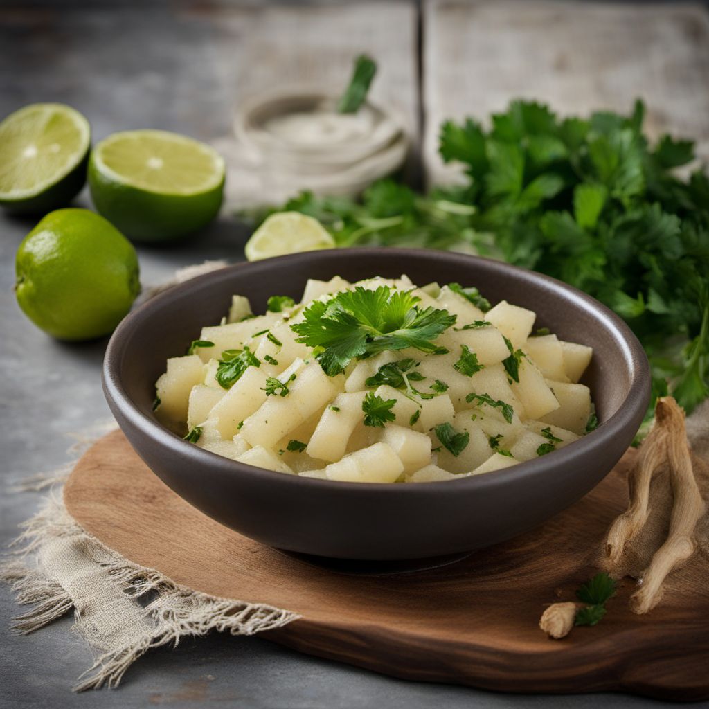 Yuca al Mojo with Garlic Sauce