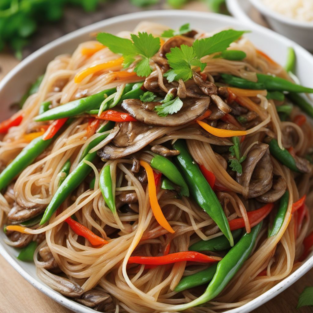 Yunnan-style Stir-Fried Glass Noodles with Vegetables