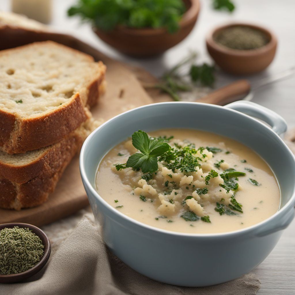 Zuppa Gallurese - Sardinian Cheese and Bread Soup