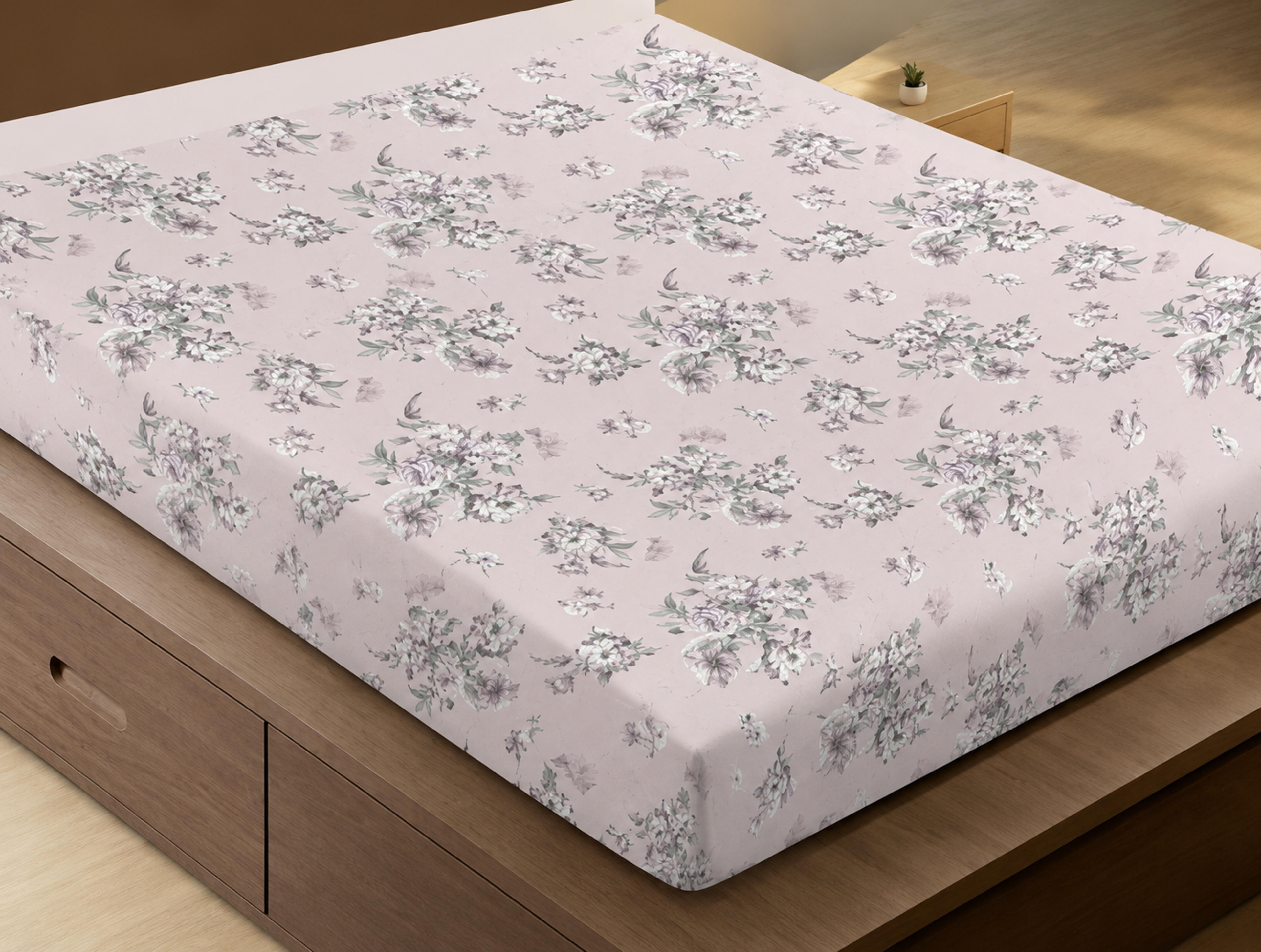 Sábana Bajera Camesa c/ Elástico Super Cotton Queen