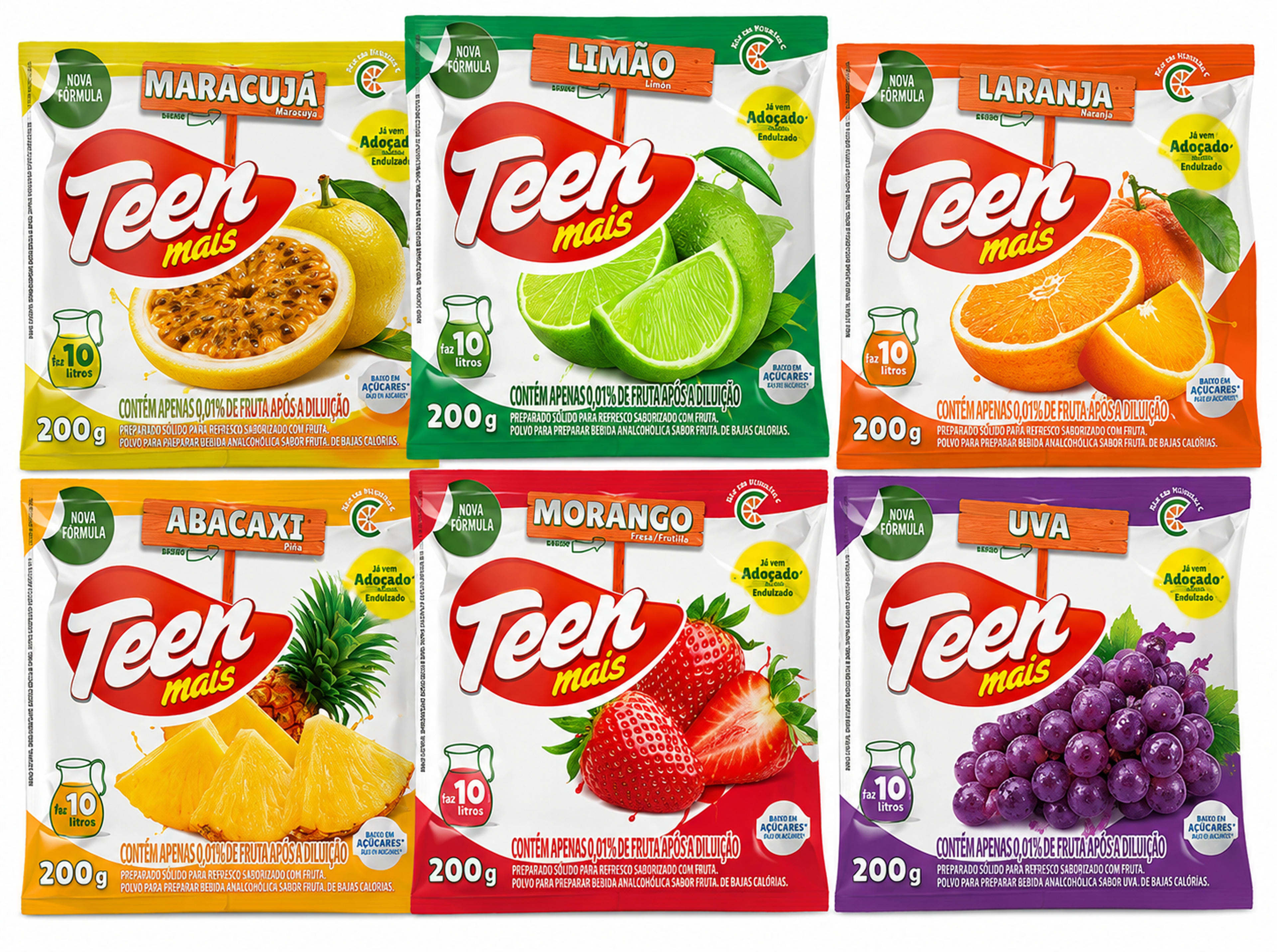 Jugo en Polvo Teen Mais Rinde 10 Litros