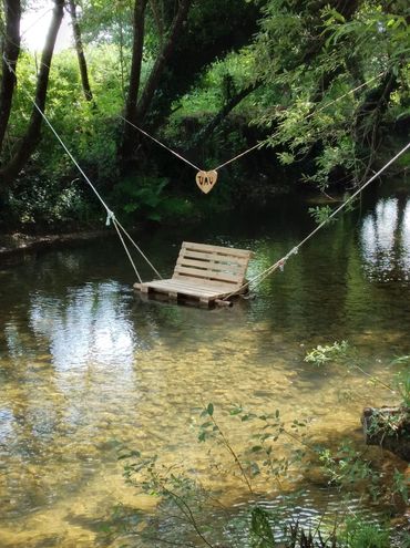 Mortágua: baloiços, água e natureza juntos