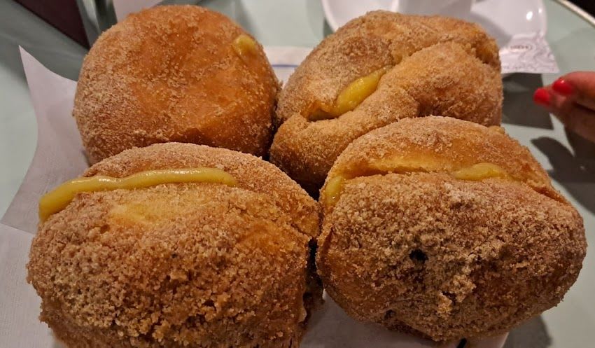 Bolas de berlim de canela - Manuel Natário (Viana do Castelo)