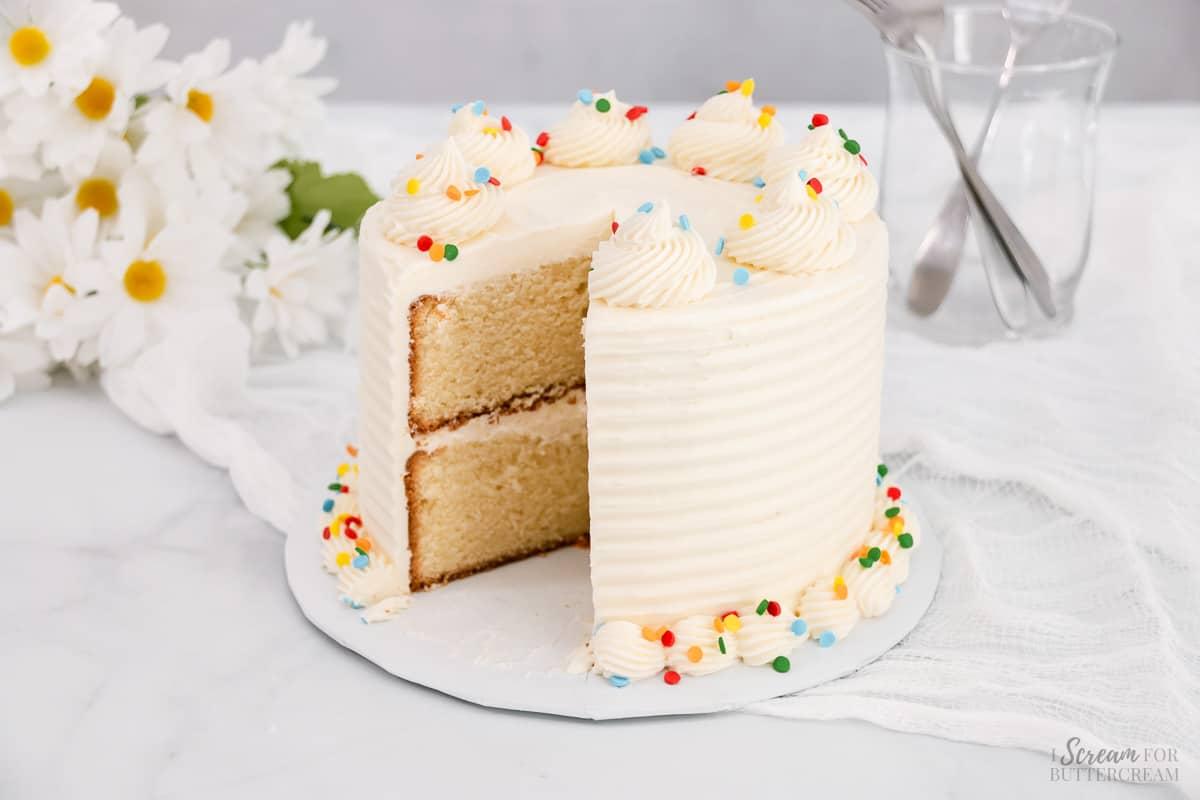 Egg Free Vanilla Cake