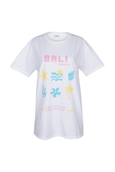 Bali Island Tee - White