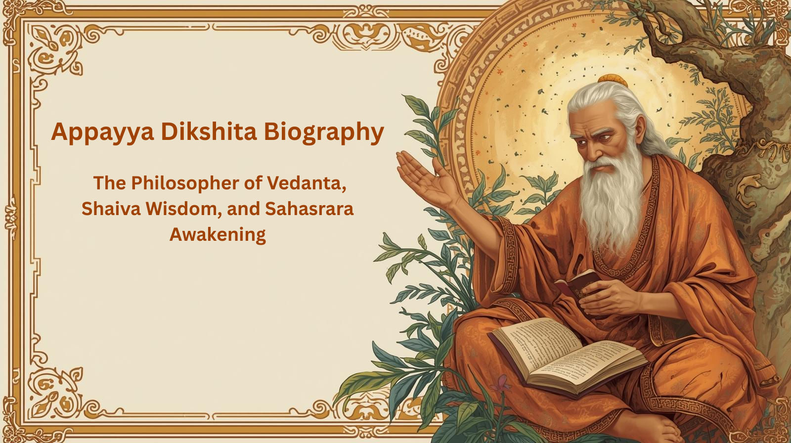 Appayya Dikshita Biography: The Philosopher of Vedanta, Shaiva Wisdom, and Sahasrara Awakening