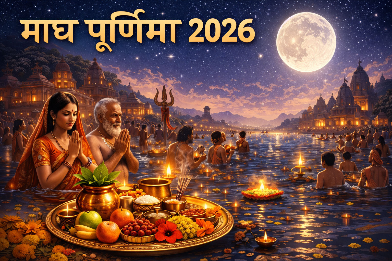 माघ पूर्णिमा 2026: पवित्र स्नान, धार्मिक महत्व और पूजा विधि