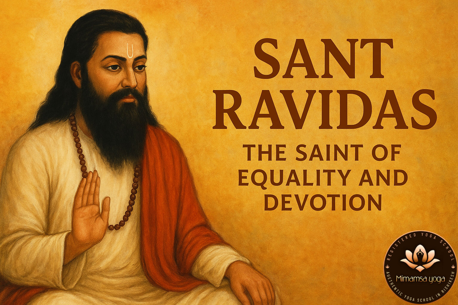 Sant Ravidas – The Saint of Equality and Devotion | Bhakti Yoga Lineage | Mimamsa Yoga School Rishikesh