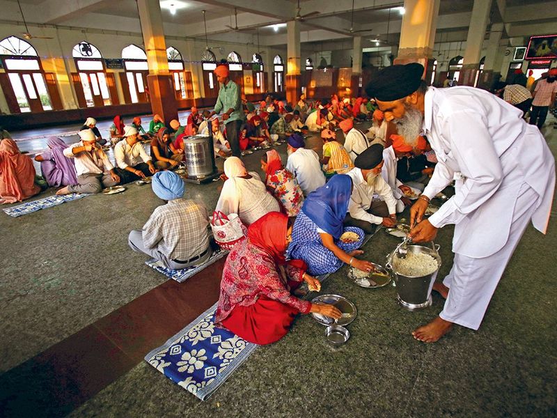 Langar at golden temple