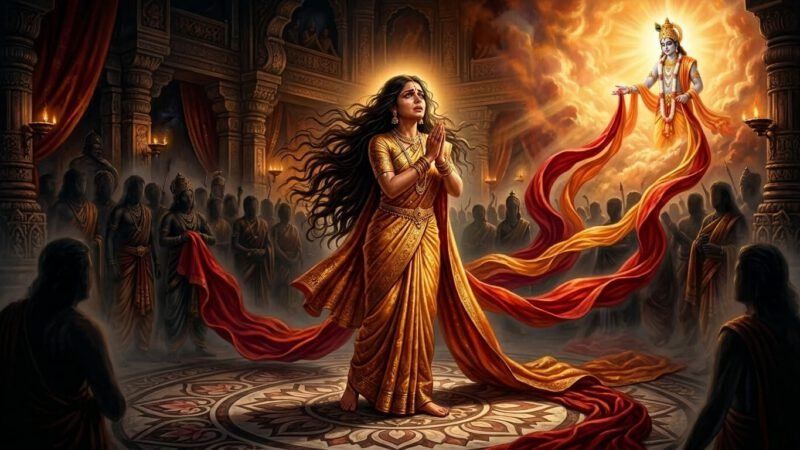 द्रौपदी की कहानी — अग्नि से जन्मी, अपमान से जागी नारी