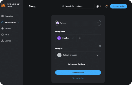 MetaMask UI