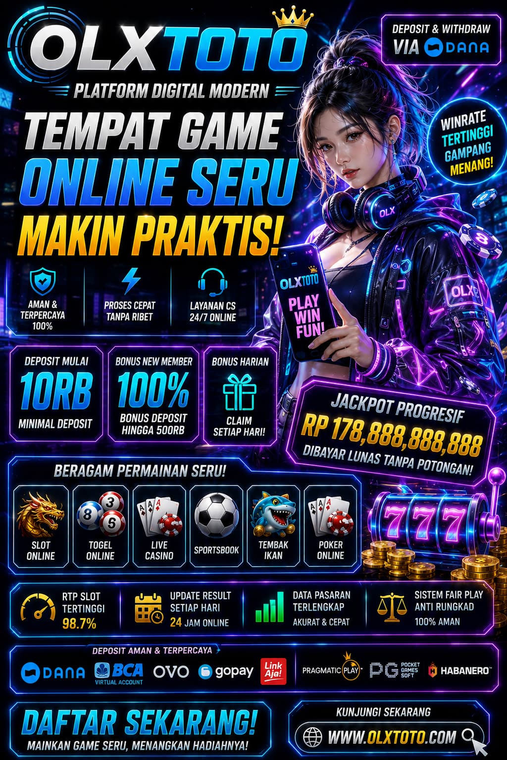 LATAR88: Platform Digital Modern Tempat Game Online Seru Makin Praktis!