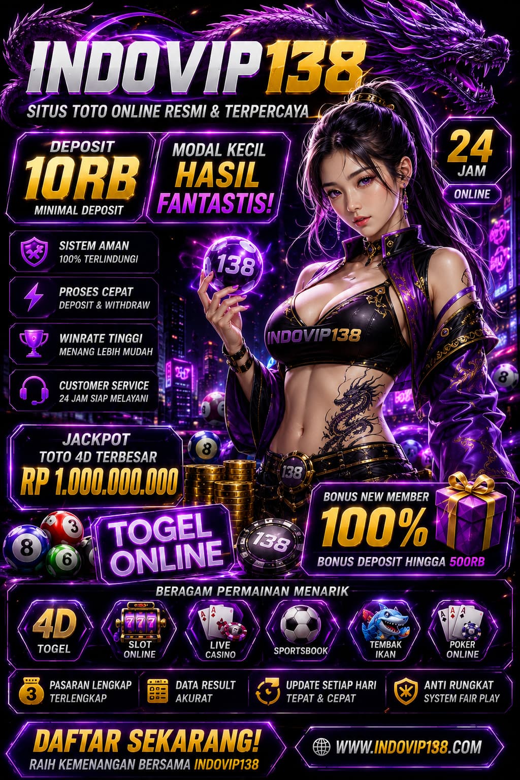 RAJATOGEL: Situs Togel Online Resmi, Live Result & Data Pasaran Terbaru