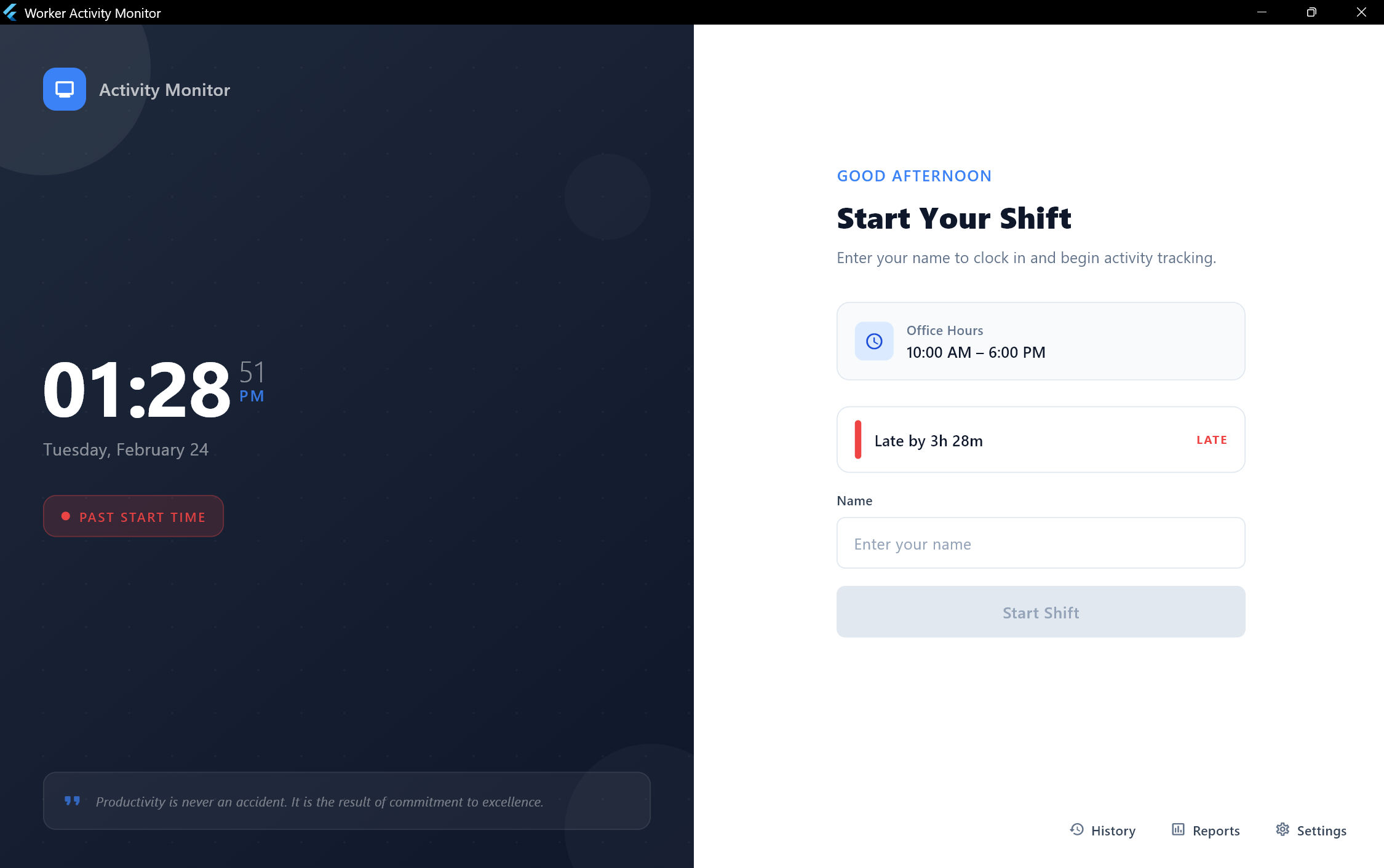 Worker Activity Monitor