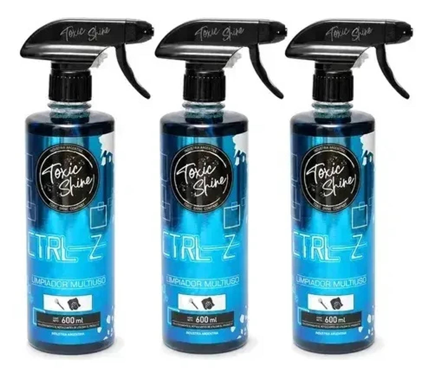 Pack Combo X3 Limpiador Auto Camioneta Toxic Shine Ctrl Z — foto 1