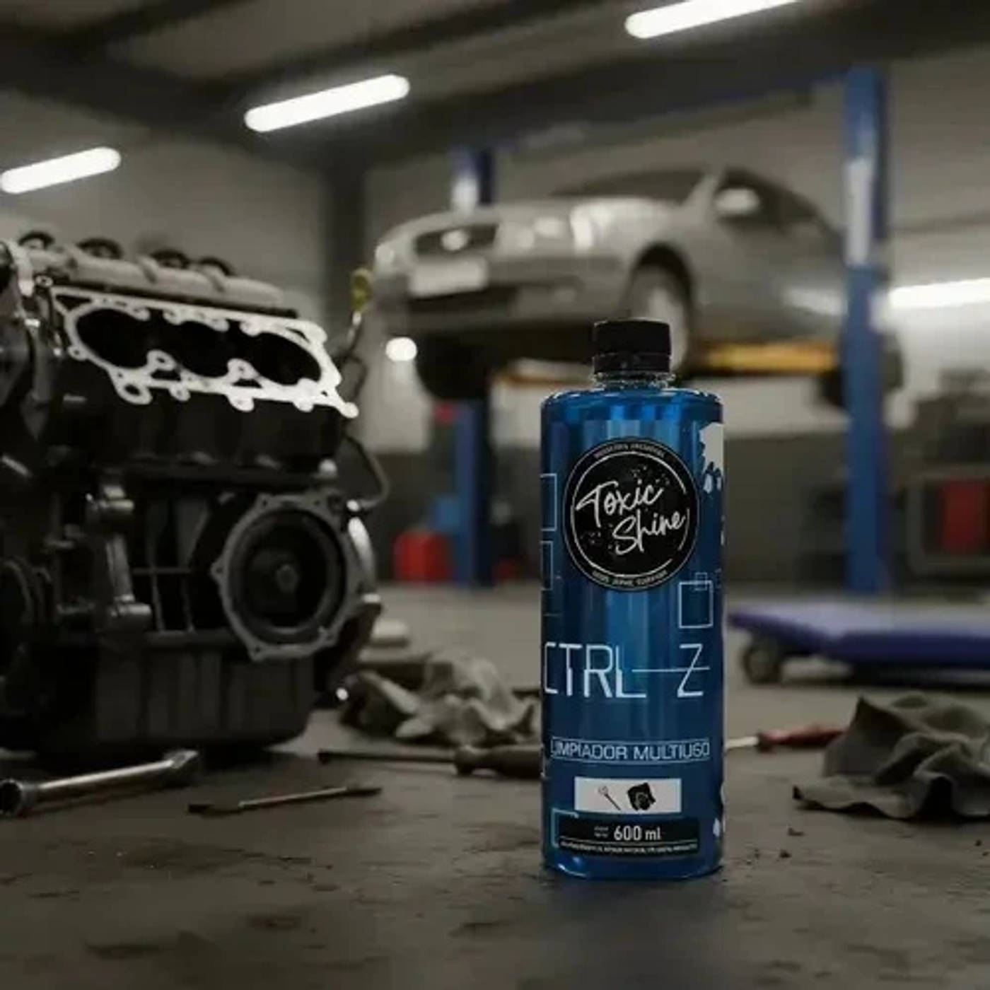 Control Z Limpiador Ctrl Z Multiuso Espuma Toxic Shine 600ml — foto 1
