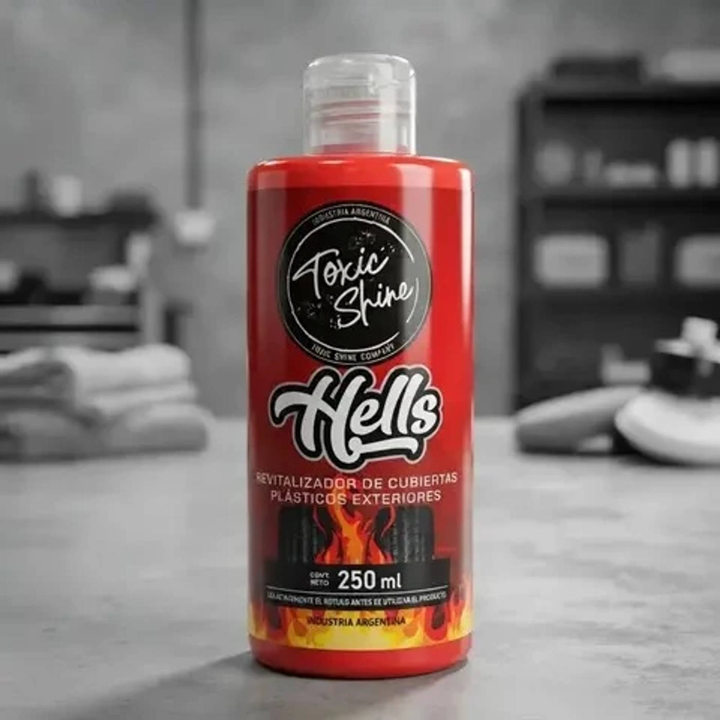 Acondicionador Exterior Hells Toxic Shine 250ml — foto 1