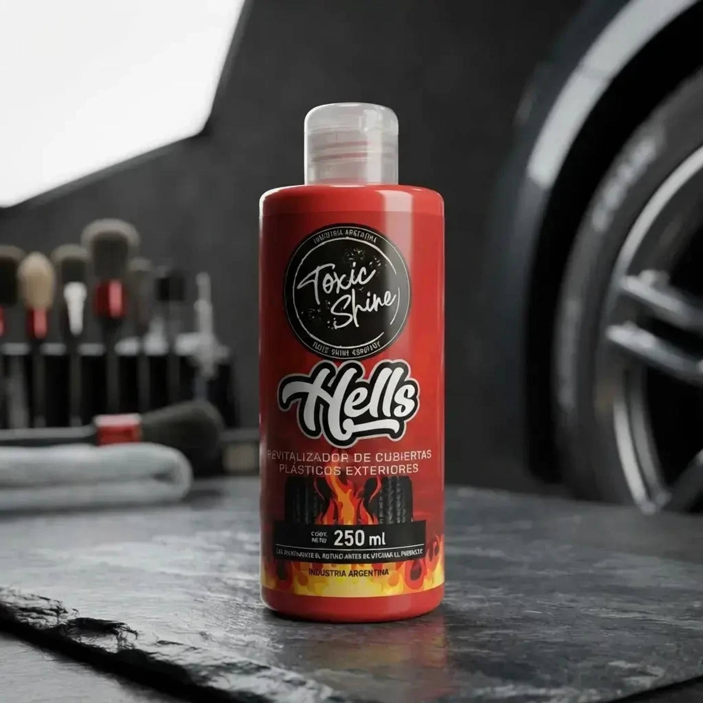 Acondicionador Exterior Hells Toxic Shine 250ml — foto 2