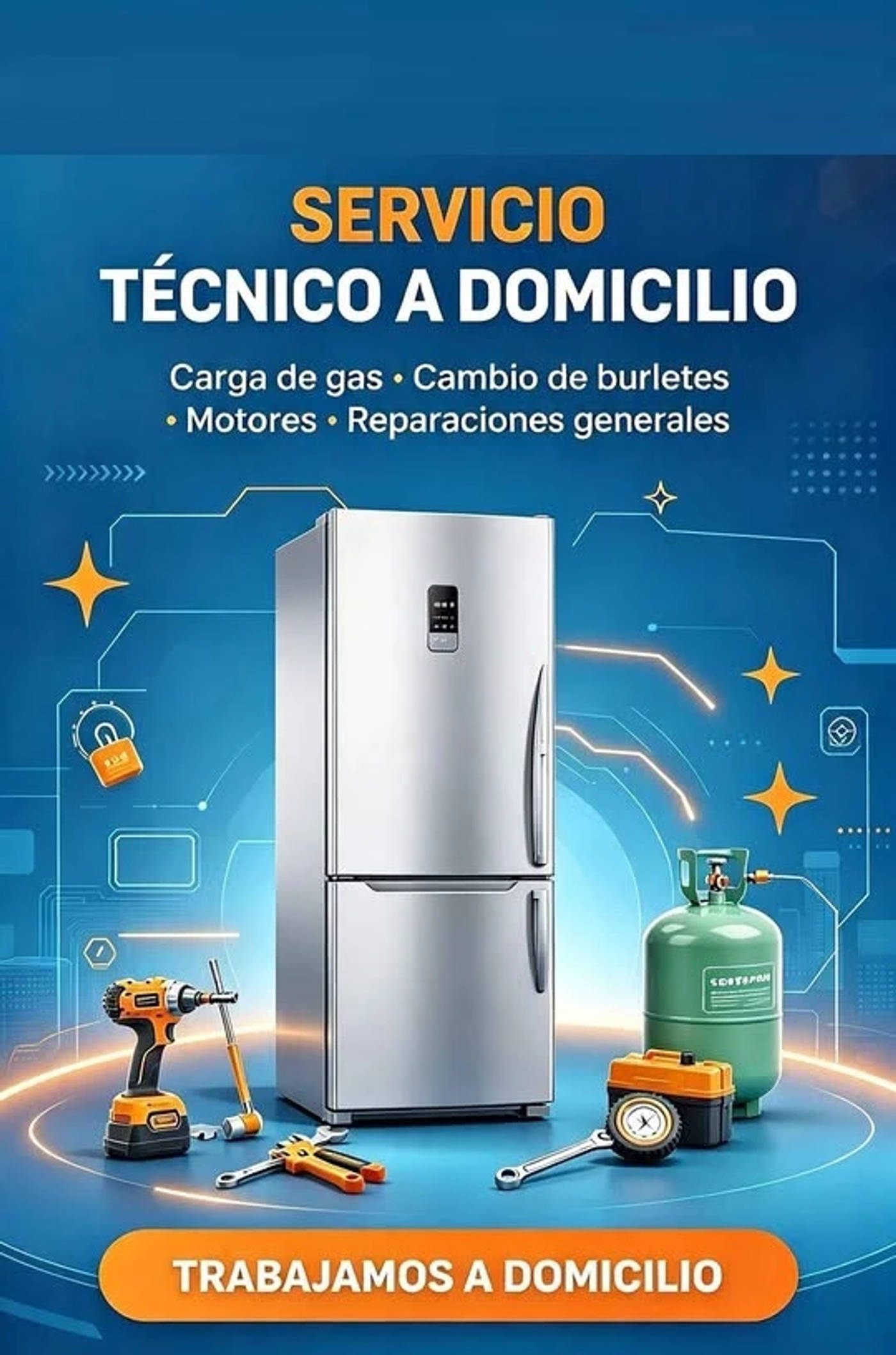 VISITA TECNICA REVISION HELADERA FREEZER FRIGOBAR (VARIAS ZONAS) HAGO VALER LO QUE INVERTIS — foto 1