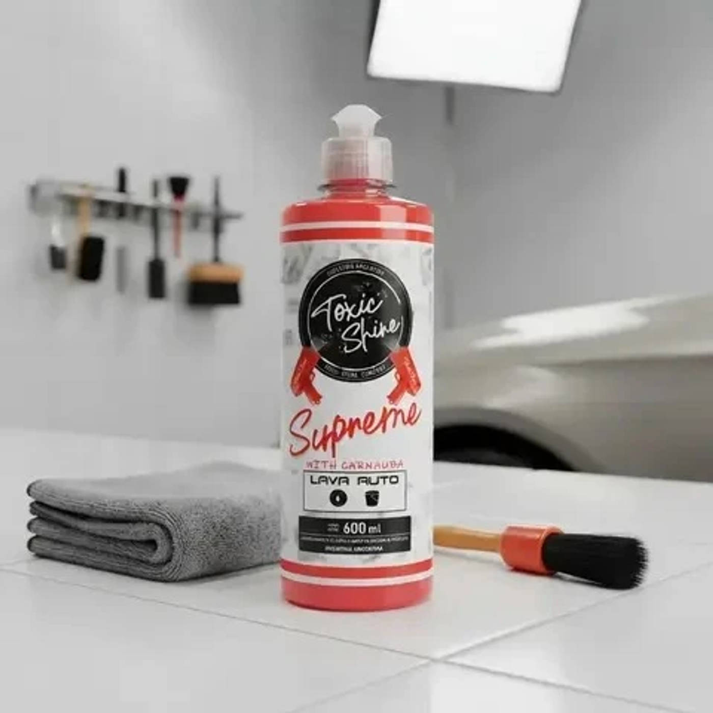 Shampoo Supreme Toxic Shine Lavado Super Espuma 600ml — foto 1