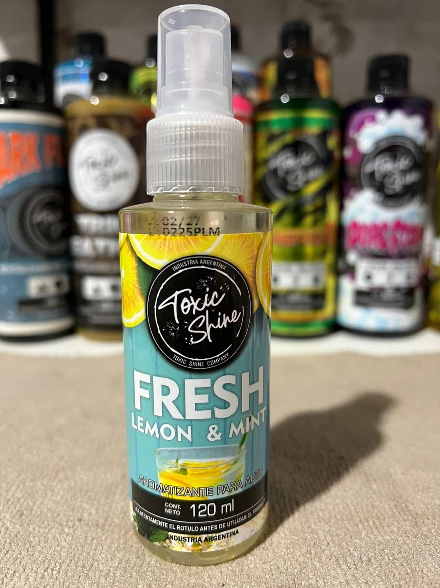 Perfume Auto Fragancia Aromatizante Toxic Shine Lemon Mint — foto 2