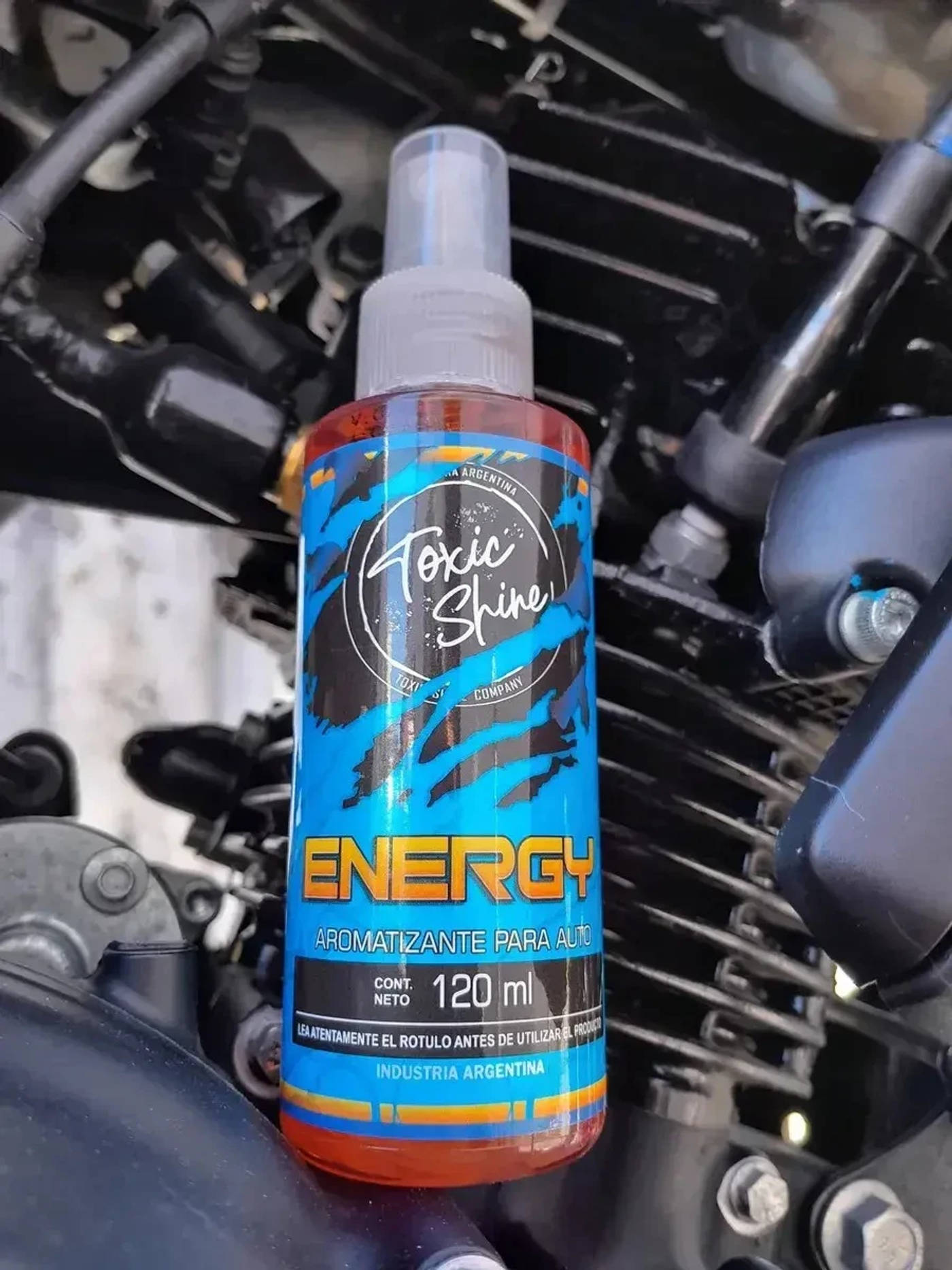Perfume Auto Aerosol Fragancia Energy 120 Ml Toxic Shine — foto 1