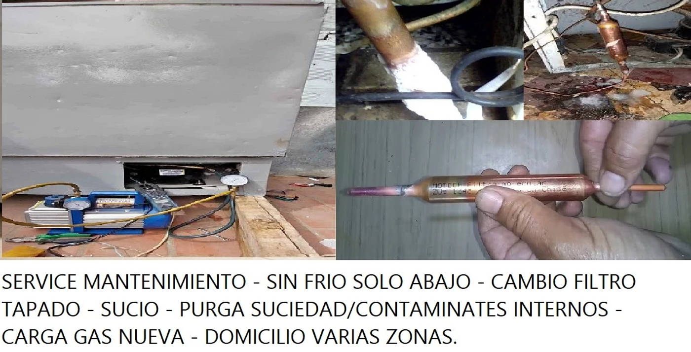 CAMBIO FILTRO RECARGA GAS FREEZER POZO/HORIZONTAL - MANTENIMIENTO ECONOMICO ZONA SUR  — foto 1