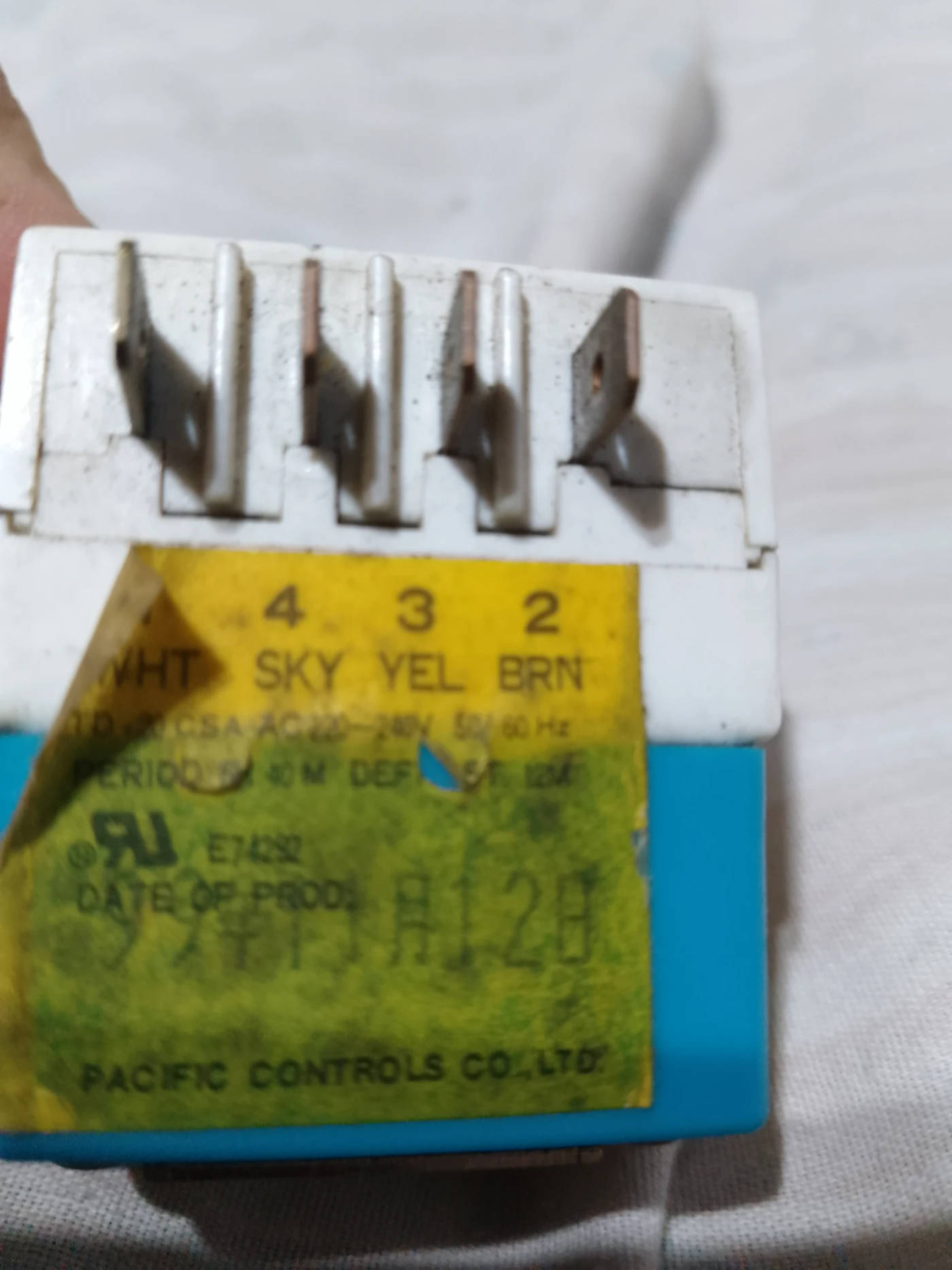TIMER DESCONGELAMIENTO ORIGINAL DE HELADERA NO FROST USADO ANDAN LIQUIDO — foto 2