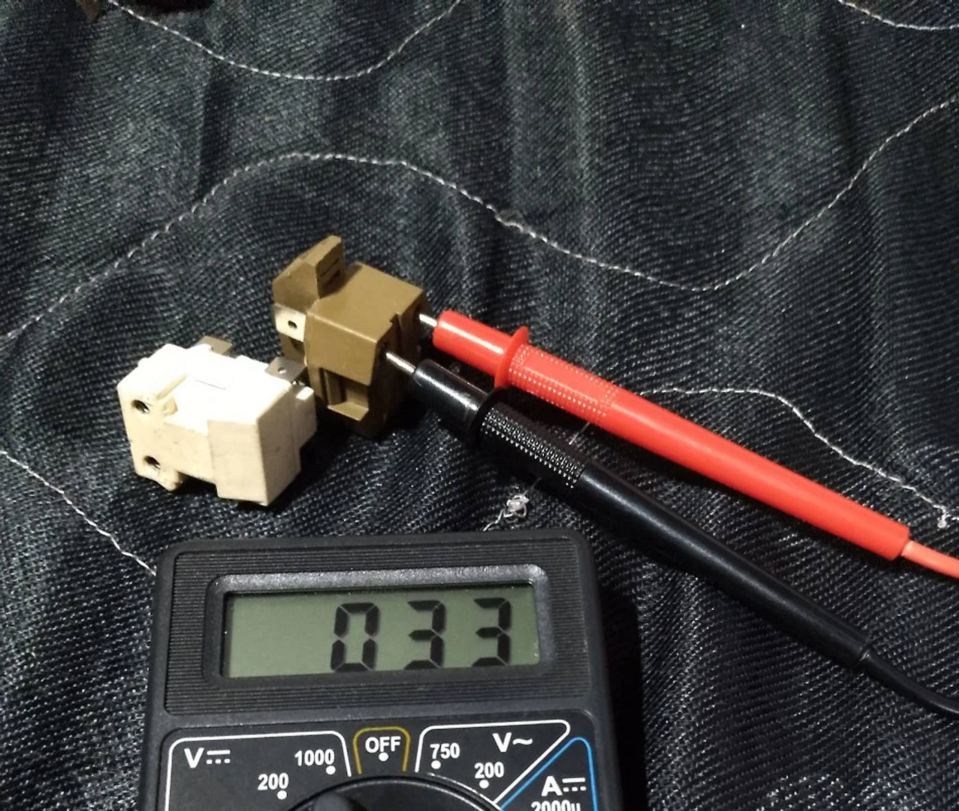 arrancadores-relay-termico-motor heladera/freezer/repuesto refrigeracion usados andan (testeados) — foto 3