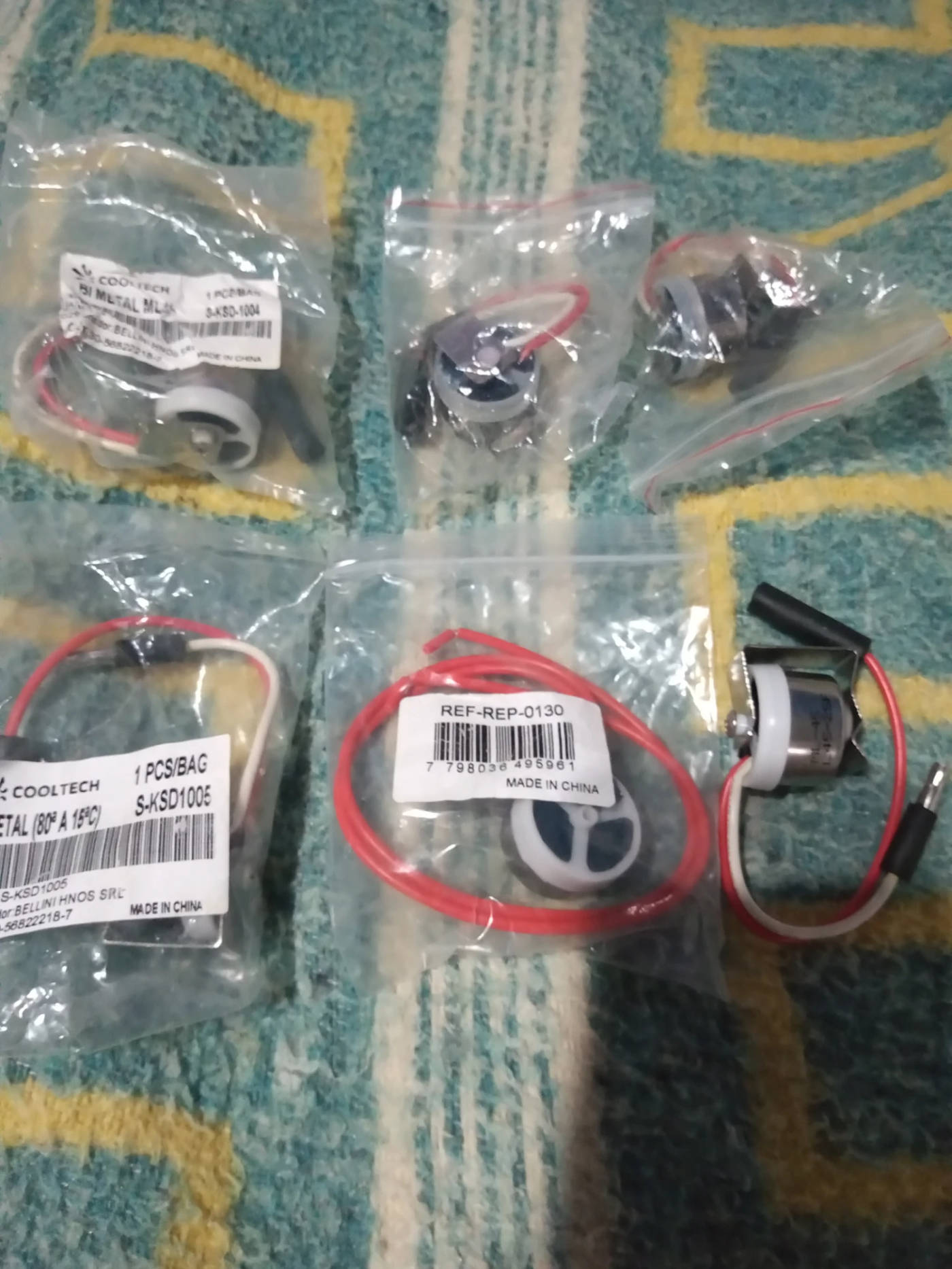 BIMETALES REPUESTO HELADERA NO FROST (SENSOR DESCONGELAMIENTO UNIVERSAL NUEVO) PREMIUM — foto 2