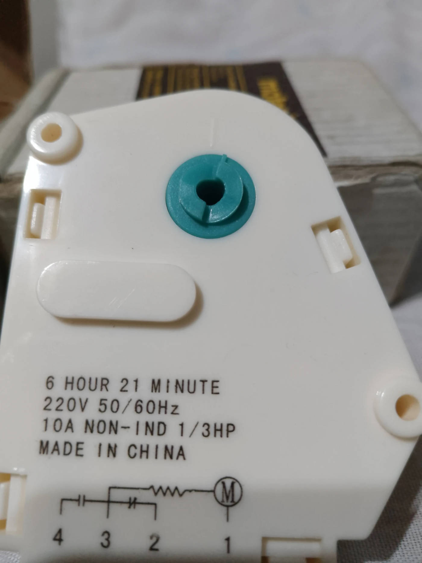 TIMER DESCONGELAMIENTO REPUESTO HELADERA NO FROST (UNIVERSAL NUEVO E CAJA) LIQUIDO — foto 1