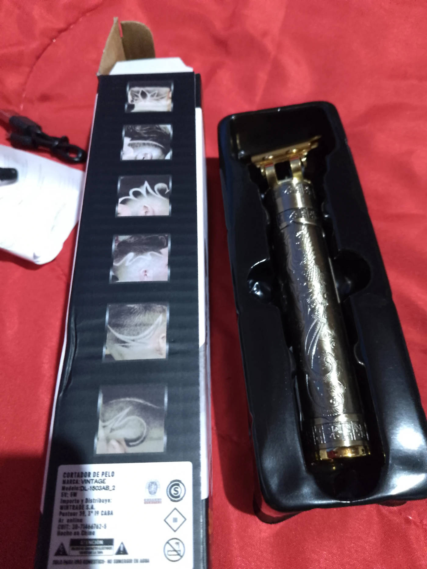 Cortadora Patillera de pelo Vintage Suono Nuevas - afeita barba - recargable portatil — foto 1