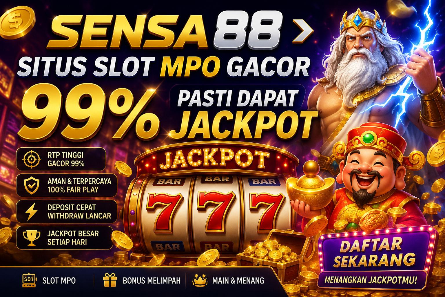 SENSA88 > SItus Slot Mpo Gacor 99% Pasti Dapat Jackpot  by Hey siriusly