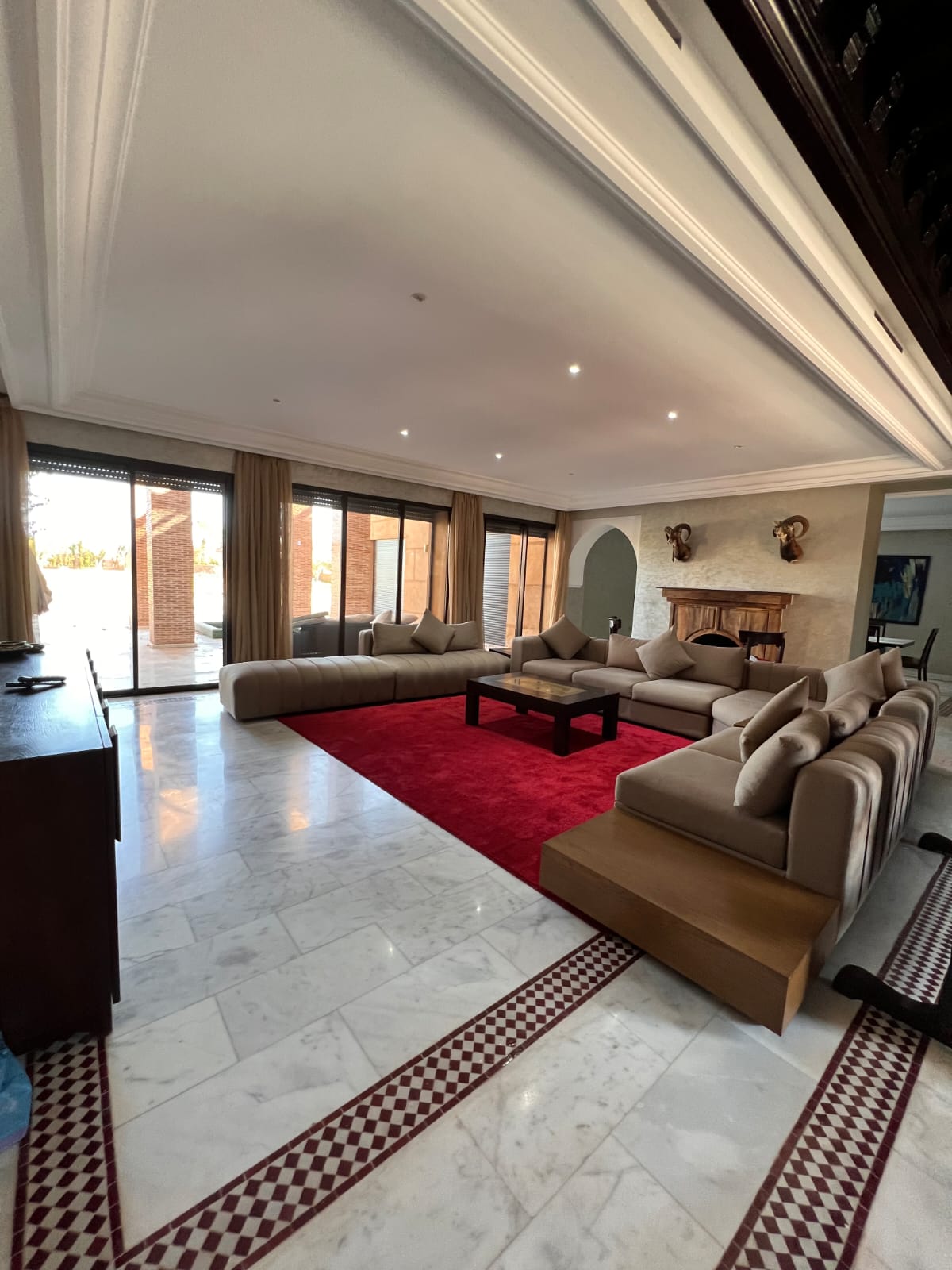 Palatial Villa with Designer Suites, Luxe Lounge, and Private Pool Oasis interior