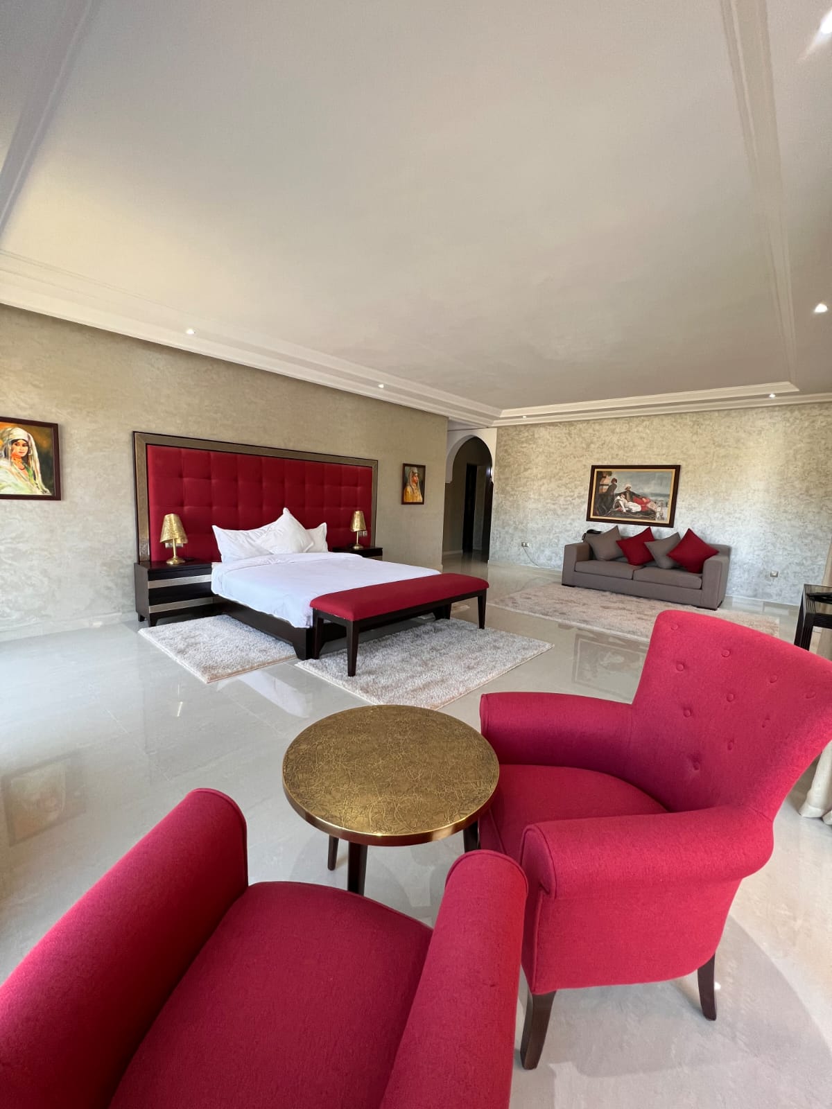 Palatial Villa with Designer Suites, Luxe Lounge, and Private Pool Oasis interior