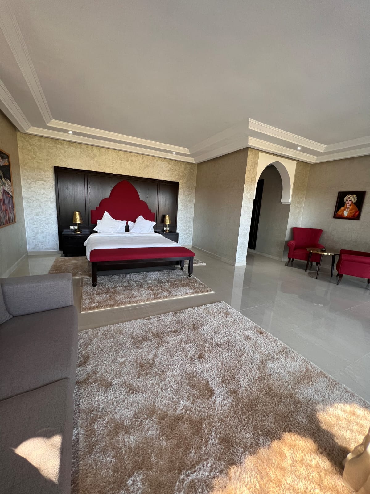 Palatial Villa with Designer Suites, Luxe Lounge, and Private Pool Oasis interior